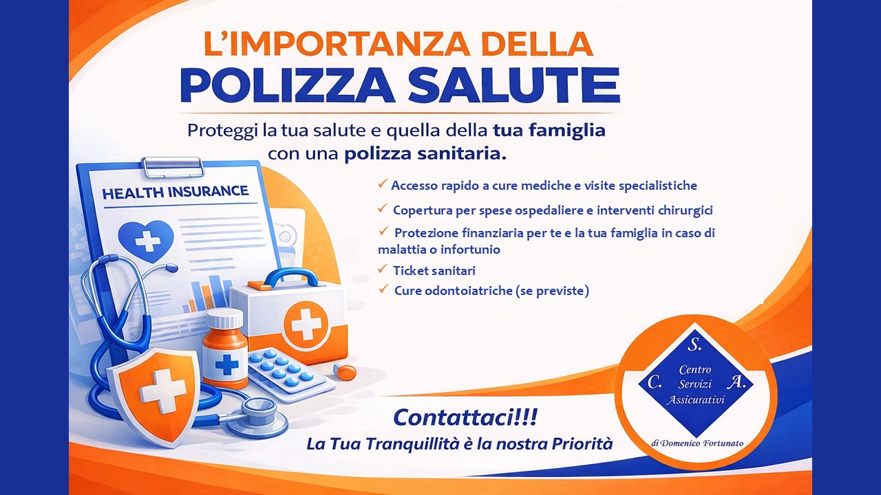POLIZZA SANITARIA: COS’è; COME FUNZIONA IN ITALIA; PERCHé è SEMPRE PIù IMPORTANTE