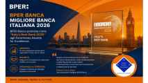 BPER BANCA PREMIATA COME MIGLIORE BANCA ITALIANA NEL 2026
